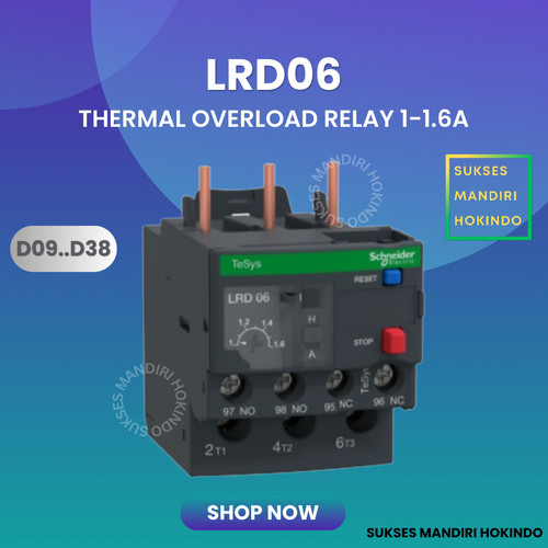 [EZM.1110838] LRD06 LRD 06 Thermal Overload Relay Schneider TeSys Original SNI