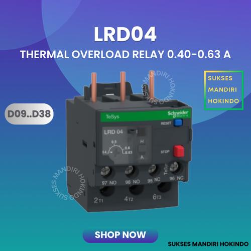[EZM.1110840] LRD04 LRD 04 Thermal Overload Relay Schneider TeSys Original SNI