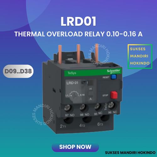 [EZM.1110843] LRD01 LRD 01 Thermal Overload Relay Schneider TeSys Original SNI