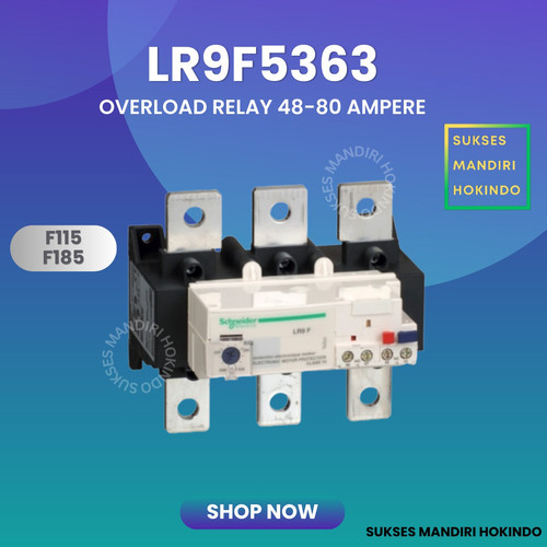 [EZM.1110890] Kontak Bantu 48A 80A LR9F5363 Thermal Overload Relay Schneider ORI SNI