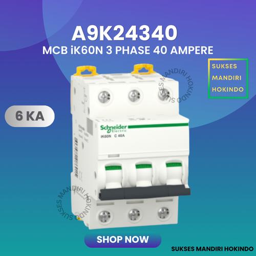 [EZM.1110929] MCB IK60N 3P 40A 3Phase 40 Ampere 3 pas 40 amper Original SNI 100%