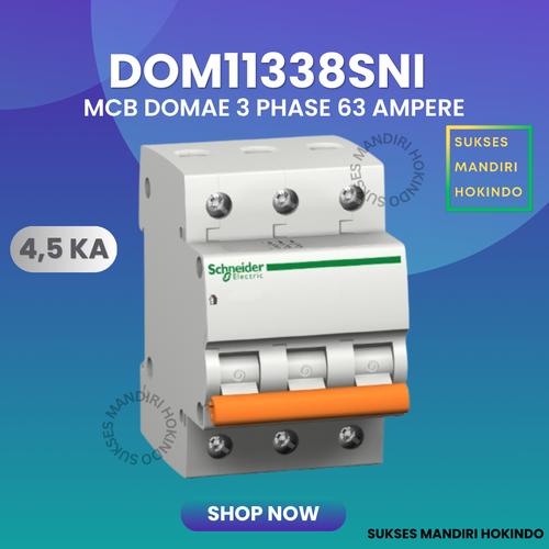 [EZM.1110939] MCB Domae 3P 63A 3 Phase 63 Ampere 3 pas 63 amper Original SNI 100%