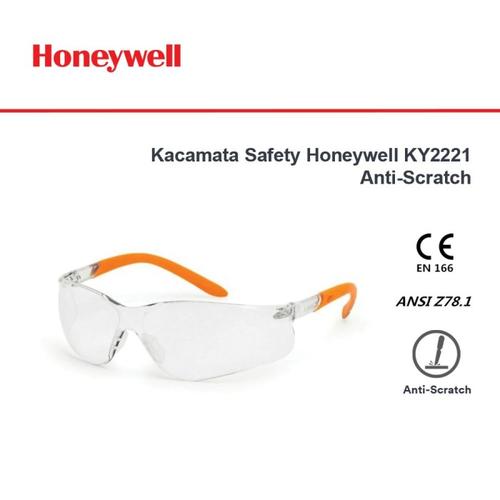 [EZO.4500048] Kacamata Safety Honeywell KY2221 Anti-Scratch