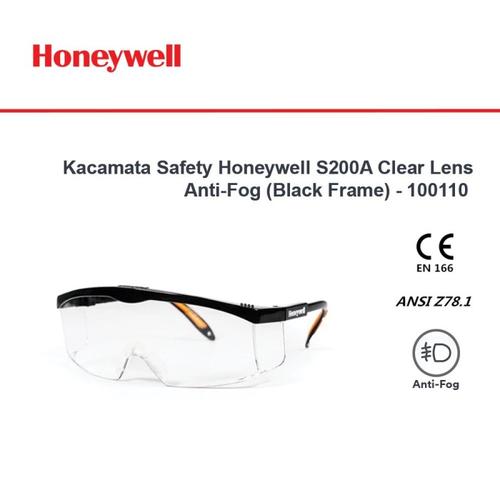 [EZO.4500051] Kacamata Safety Honeywell S200A Clear Lens Anti-Fog - 100110-H5