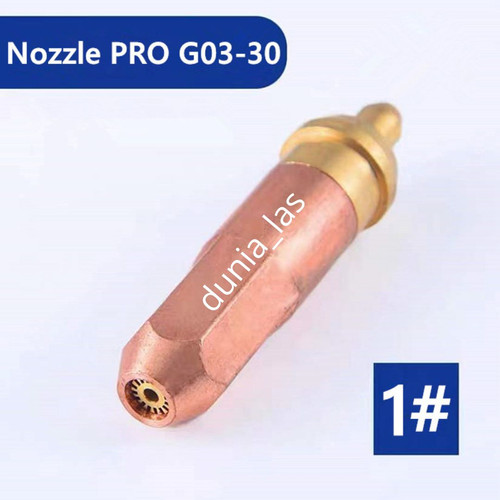 Gas Cutting Nozzle Tip G03-30 G03-100 Mata Blender Las Propana Oxy LPG