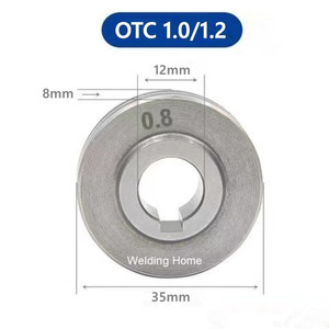Roller Wire Feeder Wheel Type OTC TIME MIG 0.8-1.0-1.2mm Double Drive
