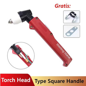 P80 Torch Head Body Kepala Stang Plasma Cut P-80 Lurus Logam Square 80