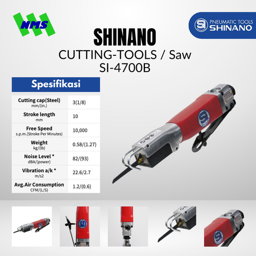 [EZM.1040290] AIR SAW Shinano SI-4700B Reciprocating Body Saw Gergaji angin
