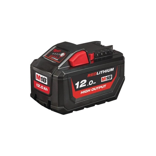 [EZM.1040321] Baterai Milwaukee M18 HB12 REDLITHIUM High Output 12.0 AH Battey Pack Rechargerable Kompatibel dengan Semua M18