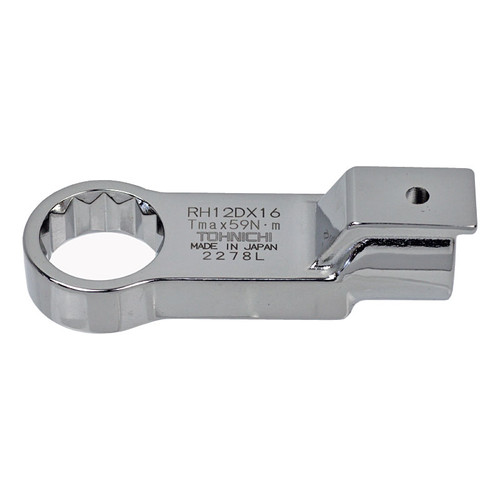 [EZM.1040338] Kunci Ring Pas Tohnichi RH12Dx17 Ring Interchangeable Head 17mm for 12D Heads