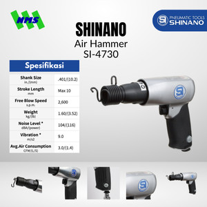 [EZM.1040348] Mesin Gergaji Angin Shinano SI-4730 Mini Air Saw Speed 6000 spm