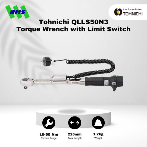 [EZM.1040458] Tohnichi Wrench with Limit Switcs QLLS50N3 10-50 Nm