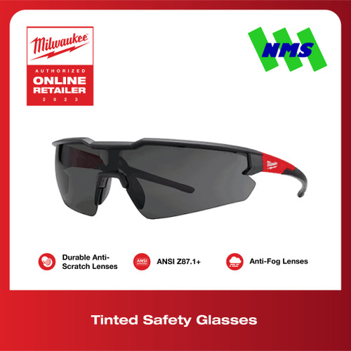[EZM.1040601] Kaca Mata Milwaukee 48-73-2005A Tinted Safety Glasses Hitam