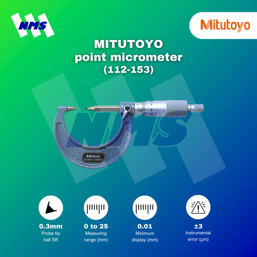[EZM.1040851] Mikrometer Mitutoyo CPM15-25 Point Micrometer 0-25mm (112-153)
