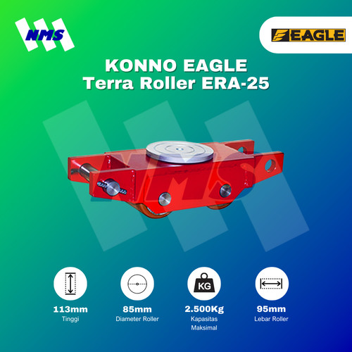 [EZM.1040887] RODA PEMINDAH BARANG KONNO EAGLE ERA-25 MACHINERY MOVER ROLLER ROLL TANK 2.5 TON