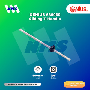 [EZM.1040922] GENIUS 680060 Sliding T-Handle 3/4" Panjang = 500mm