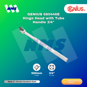 [EZM.1040972] Handle Fleksibel GENIUS 680446E Hinge Head 3/4" Panjang = 560mm