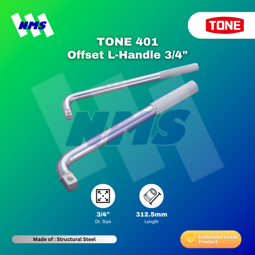 [EZM.1040976] TONE 401 Offset L-Handle 3/4" x 312.5mm