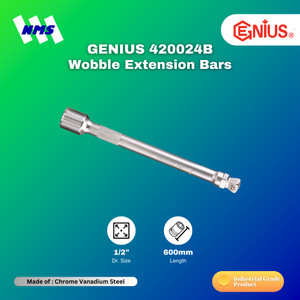 [EZM.1041003] Sambungan GENIUS 420024B Wobble Extension Bars 1/2" Panjang = 600mm