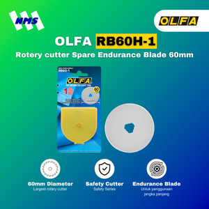 [EZM.1041198] Refill Pisau OLFA RB60H-1 Rotary Cutter Spare Blade 60mm Original