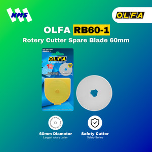 [EZM.1041199] Refill OLFA RB60-1 Rotary Cutter Spare Blade 60mm for RTY-3 Original