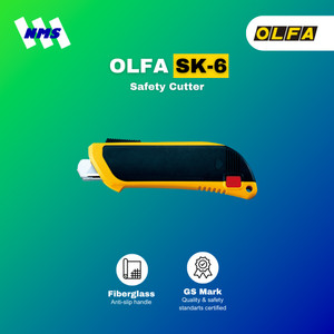 [EZM.1041207] OLFA SK-6 Safety Cutter Original Pisau Kater Pemotong
