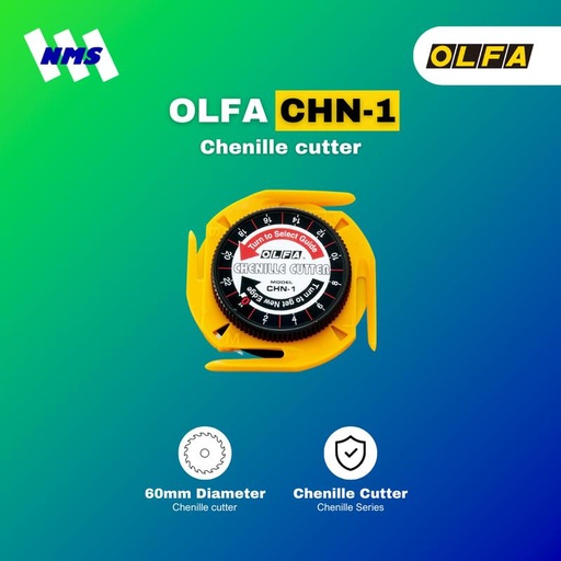 [EZM.1041215] Pisau Motif Kain OLFA CHN-1 Chenille Cutter Pisau Kater Pemotong Perca