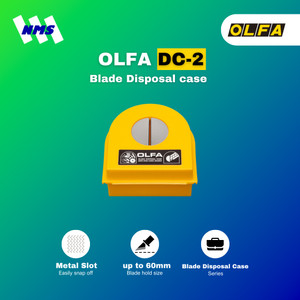[EZM.1041222] Tempat Sampah Cutter OLFA DC-2 Blade Disposal Case Original