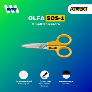 [EZM.1041223] Gunting OLFA SCS-1 Small Scrissors Stainless Steel Original Kecil
