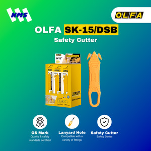 [EZM.1041224] Pemotong Strapping OLFA SK-15 DSB Safety Cutter Original Pisau Wrap