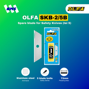 [EZM.1041229] Refil Pisau OLFA SKB-2/5B Spare Blade for SK Safety Cutter Original