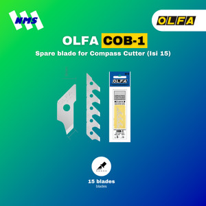 [EZM.1041233] Refill Pisau OLFA COB-1 Spare Blade for Compass Cutter CMP Original
