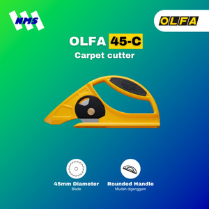 [EZM.1041236] Pemotong Karpet OLFA 45-C Carpet Cutter Original Pisau Bulat