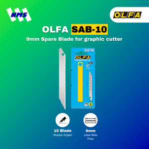 [EZM.1041256] OLFA SAB-10 Spare Blade For Graphic Cutter Original