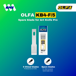 [EZM.1041260] OLFA KB4-F/5 Spare Blade For Art Knife Pro 5 Pcs Original