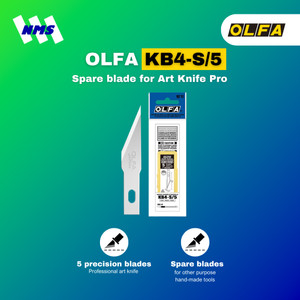 [EZM.1041265] OLFA KB4-S/5 Spare Blade For Art Knife Pro 5 Pcs Original