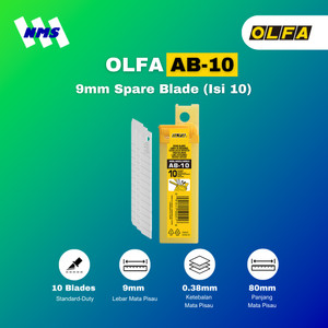 [EZM.1041292] OLFA AB-10 Spare Blade (10Pcs Pack) Original