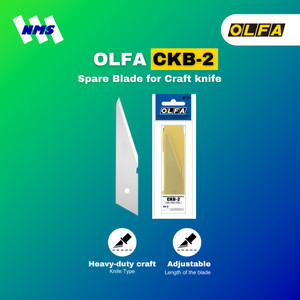 [EZM.1041293] OLFA CKB-2 Spare Blade For Craft Knife Original