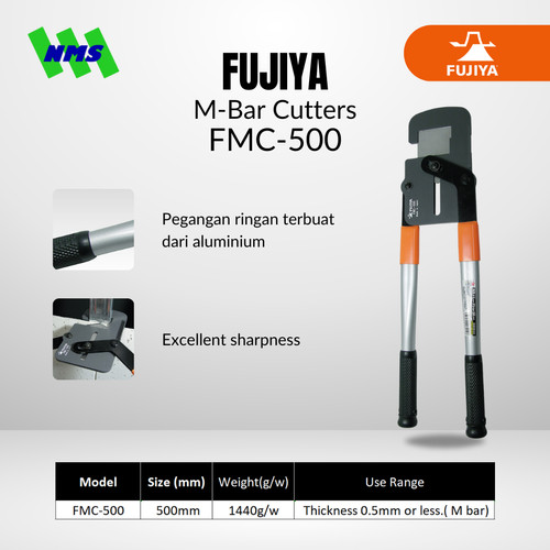 [EZM.1041440] Tang Potong Baja Ringan FUJIYA FMC-500 M-Bar Cutters Japan