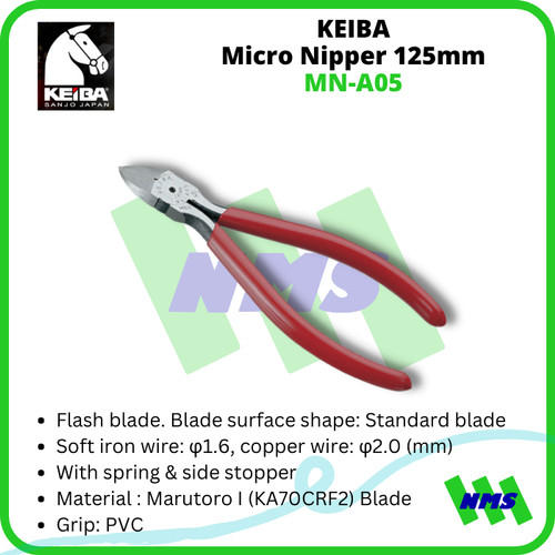 [EZM.1041482] Tang Potong KEIBA Micro Nipper 125mm MN-A05