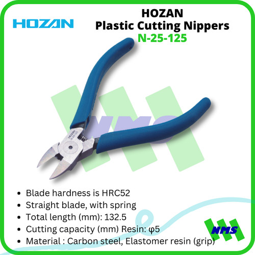 [EZM.1041484] Tang Potong HOZAN N-25-125 Diagonal Cutting Nippers Japan
