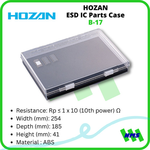 [EZM.1041539] Storage Box HOZAN ESD IC Parts Case B-17