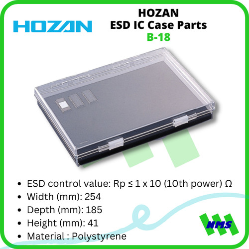[EZM.1041540] Storage Box HOZAN ESD IC Case Parts B-18