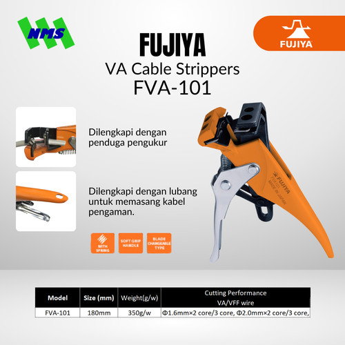 [EZM.1041561] Tang Kupas FUJIYA FVA101 Cable Strippers Japan
