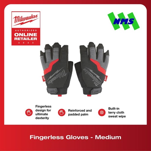 [EZM.1041588] Sarung Tangan Milwaukee 48-22-9741 Performance Fingerless Gloves M