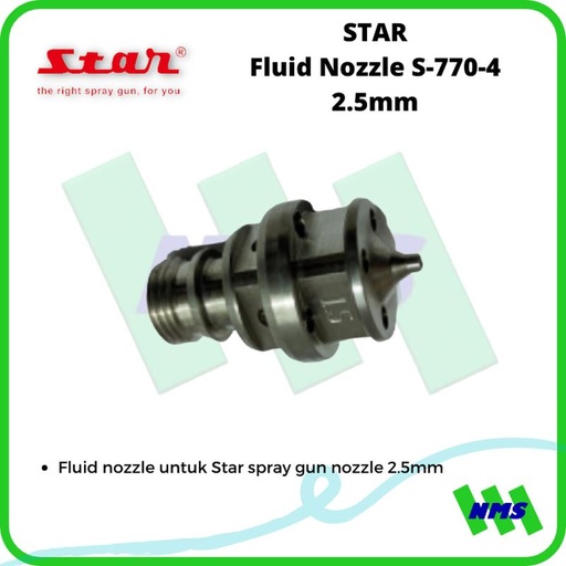 [EZM.1041941] STAR Fluid Nozzle S-770-4 2.5mm for Spray Gun