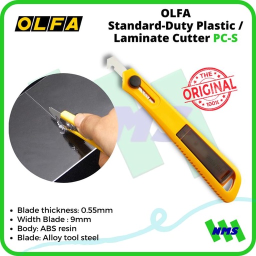 [EZM.1041958] Pemotong Akrilik Standard Plastic Laminate Acrylic Cutter PC-S Olfa