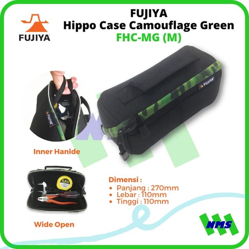 [EZM.1041967] Tas Perkakas Tool Bag Sedang HIPPO CASE Camouflage green FHC-MG FUJIYA
