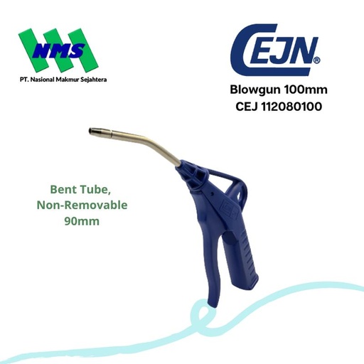 [EZM.1042465] Air Blowgun Bent Tube Non-Removable 100mm CEJN CEJ 112080100