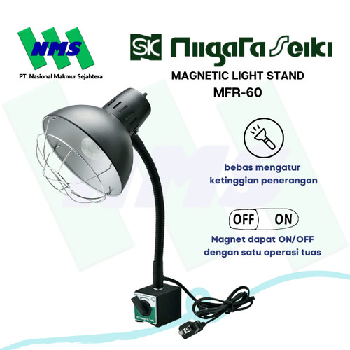 [EZM.1042476] Lampu Duduk Magnetik Magnetic Light Stand MFR-60